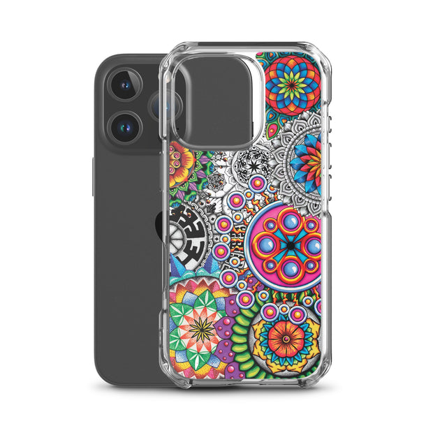 Mandala Collage I Clear Case for iPhone® - Martin K Designs