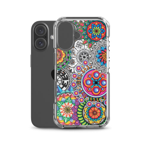 Mandala Collage I Clear Case for iPhone® - Martin K Designs