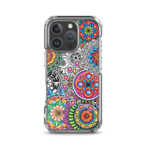 Mandala Collage I Clear Case for iPhone® - Martin K Designs