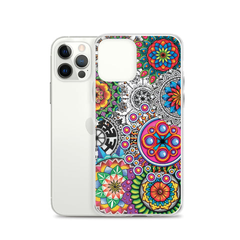 Mandala Collage I Clear Case for iPhone® - Martin K Designs