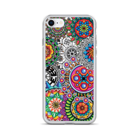 Mandala Collage I Clear Case for iPhone® - Martin K Designs