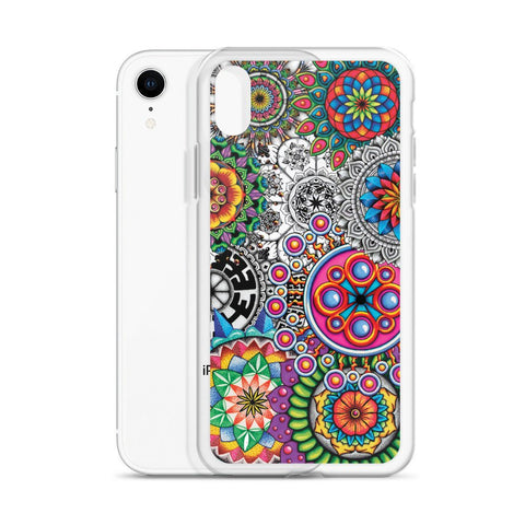 Mandala Collage I Clear Case for iPhone® - Martin K Designs