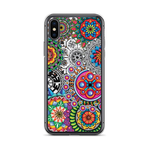 Mandala Collage I Clear Case for iPhone® - Martin K Designs