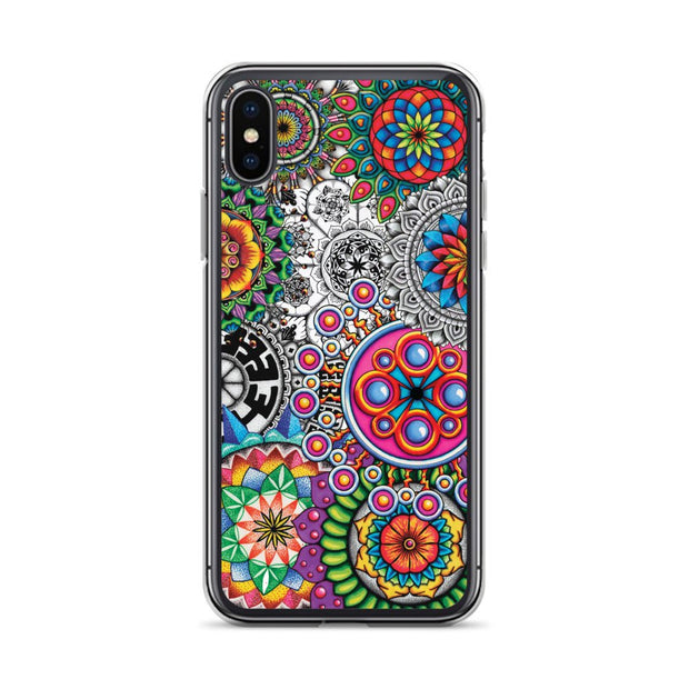 Mandala Collage I Clear Case for iPhone® - Martin K Designs
