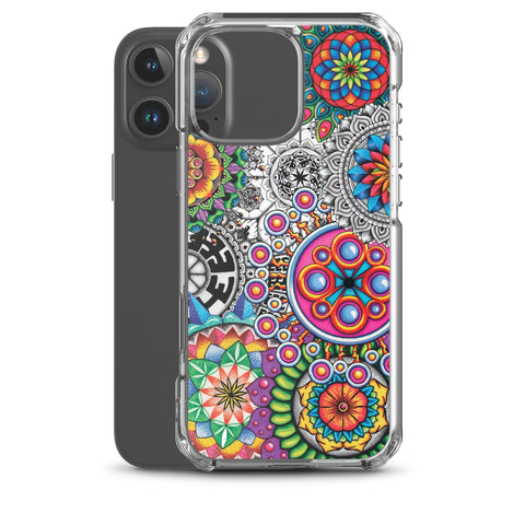 Mandala Collage I Clear Case for iPhone® - Martin K Designs