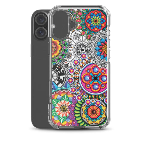 Mandala Collage I Clear Case for iPhone® - Martin K Designs