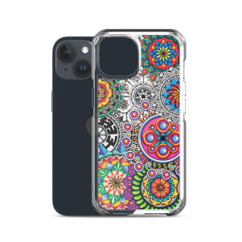 Mandala Collage I Clear Case for iPhone® - Martin K Designs