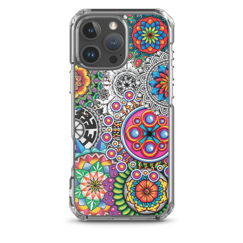 Mandala Collage I Clear Case for iPhone® - Martin K Designs