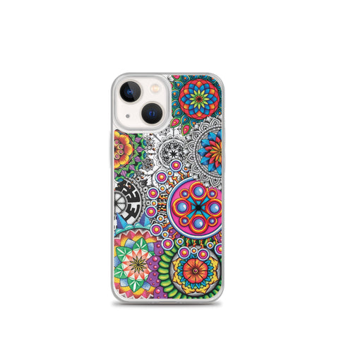 Mandala Collage I Clear Case for iPhone® - Martin K Designs
