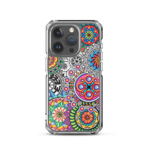 Mandala Collage I Clear Case for iPhone® - Martin K Designs