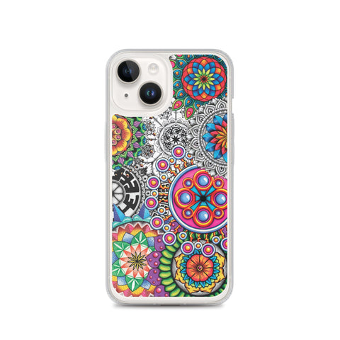 Mandala Collage I Clear Case for iPhone® - Martin K Designs