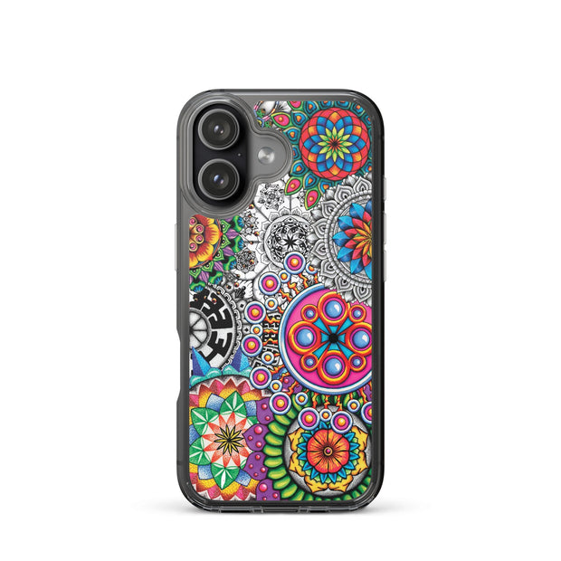 Mandala Collage I Clear Case for iPhone® - Flowstate Apparel