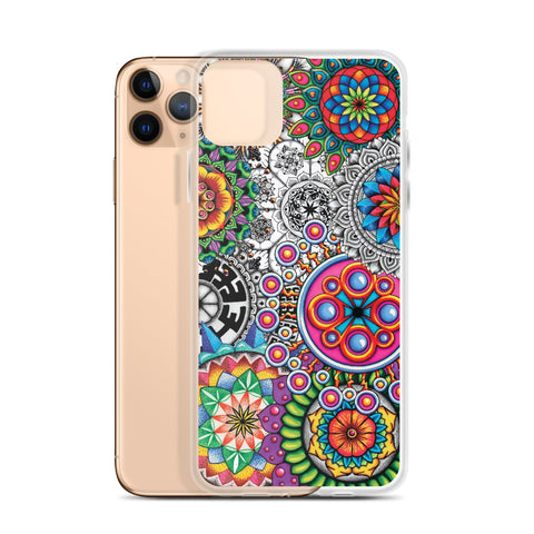 Mandala Collage I Clear Case for iPhone® - Martin K Designs