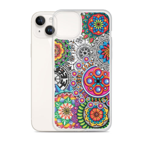 Mandala Collage I Clear Case for iPhone® - Martin K Designs