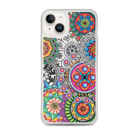 Mandala Collage I Clear Case for iPhone® - Martin K Designs