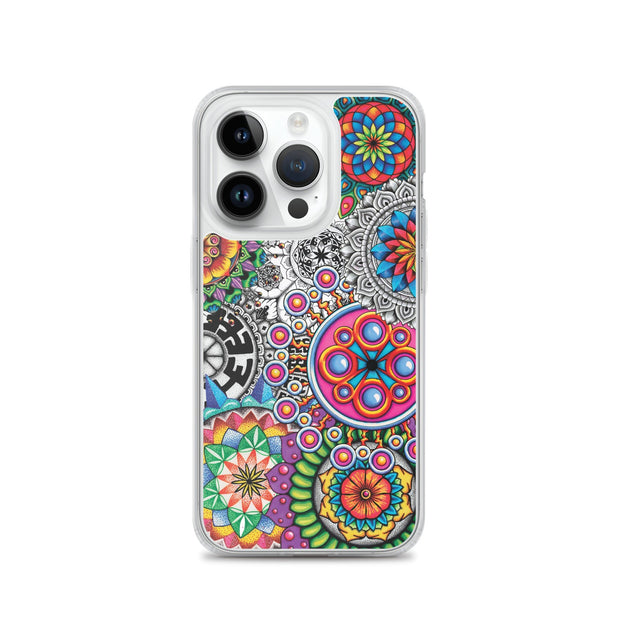 Mandala Collage I Clear Case for iPhone® - Martin K Designs