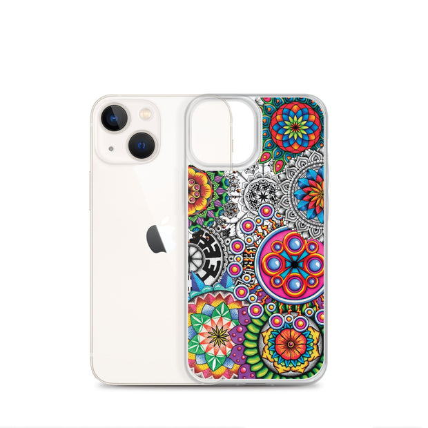 Mandala Collage I Clear Case for iPhone® - Martin K Designs