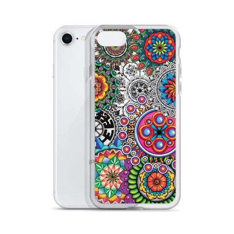 Mandala Collage I Clear Case for iPhone® - Martin K Designs