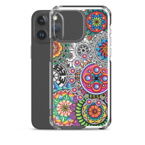 Mandala Collage I Clear Case for iPhone® - Martin K Designs