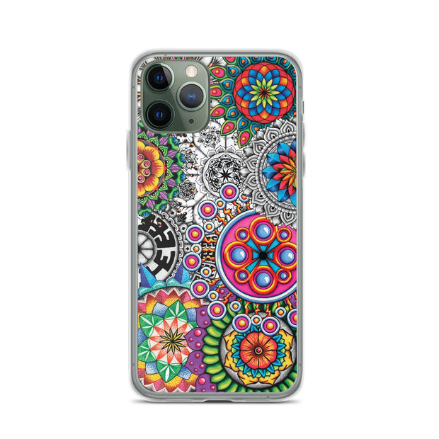 Mandala Collage I Clear Case for iPhone® - Martin K Designs