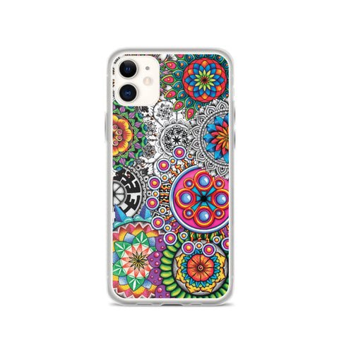 Mandala Collage I Clear Case for iPhone® - Martin K Designs