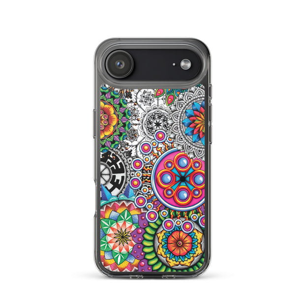 Mandala Collage I Clear Case for iPhone® - Flowstate Apparel