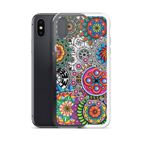 Mandala Collage I Clear Case for iPhone® - Martin K Designs