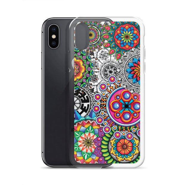 Mandala Collage I Clear Case for iPhone® - Martin K Designs