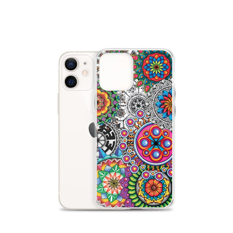 Mandala Collage I Clear Case for iPhone® - Martin K Designs