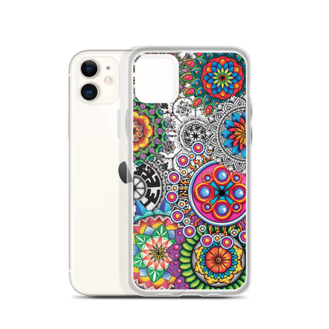 Mandala Collage I Clear Case for iPhone® - Martin K Designs