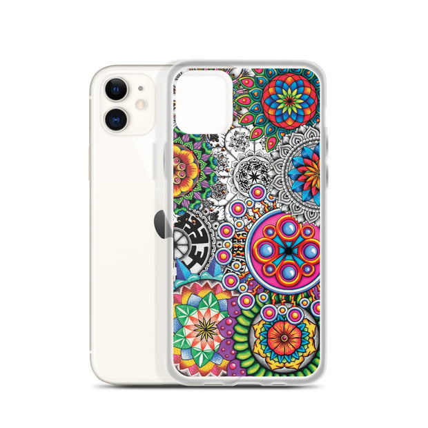 Mandala Collage I Clear Case for iPhone® - Martin K Designs