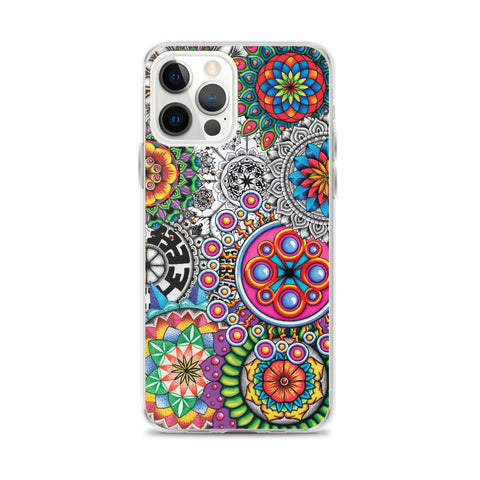 Mandala Collage I Clear Case for iPhone® - Martin K Designs