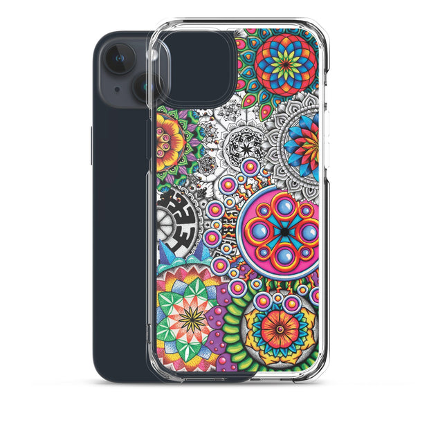 Mandala Collage I Clear Case for iPhone® - Martin K Designs