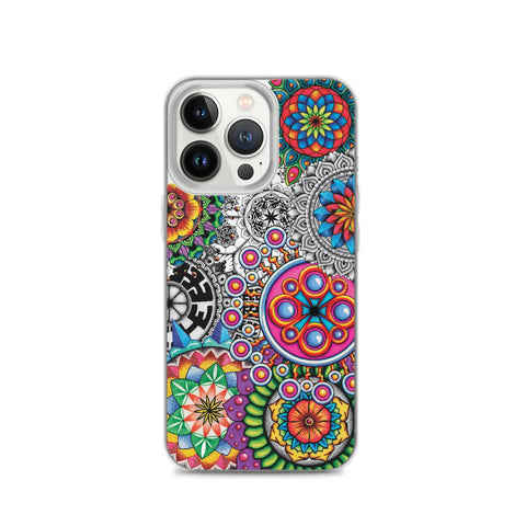 Mandala Collage I Clear Case for iPhone® - Martin K Designs