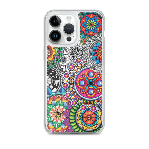 Mandala Collage I Clear Case for iPhone® - Martin K Designs