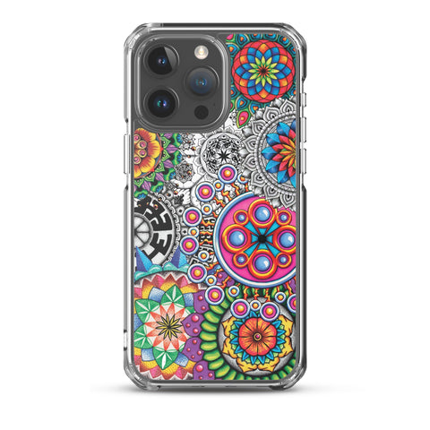 Mandala Collage I Clear Case for iPhone® - Martin K Designs