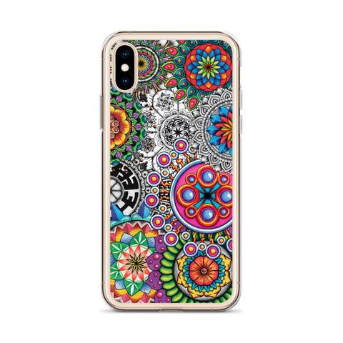 Mandala Collage I Clear Case for iPhone® - Martin K Designs