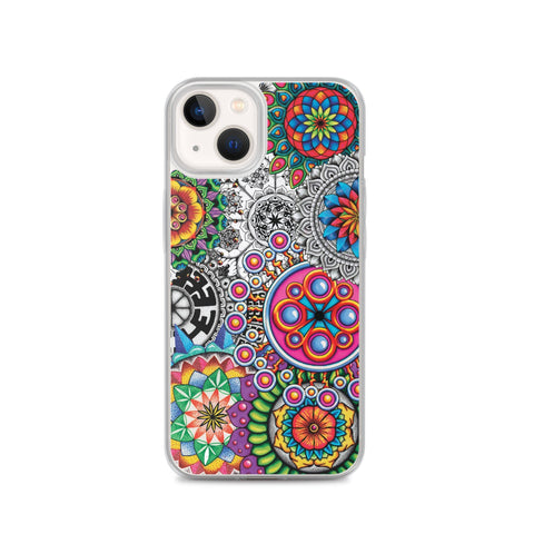 Mandala Collage I Clear Case for iPhone® - Martin K Designs
