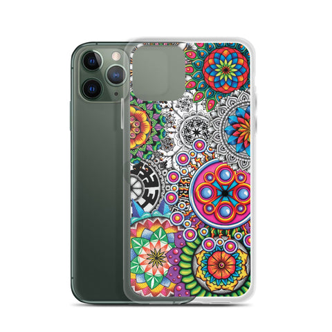 Mandala Collage I Clear Case for iPhone® - Martin K Designs