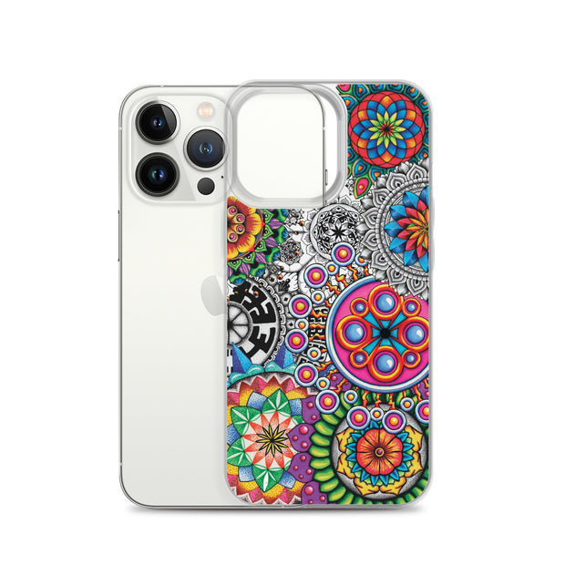 Mandala Collage I Clear Case for iPhone® - Martin K Designs