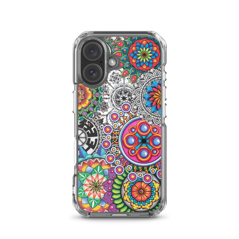 Mandala Collage I Clear Case for iPhone® - Martin K Designs