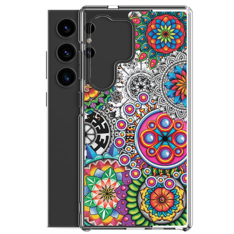 Mandala Collage I Clear Case for Samsung® - Martin K Designs