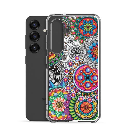 Mandala Collage I Clear Case for Samsung® - Martin K Designs