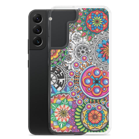 Mandala Collage I Clear Case for Samsung® - Martin K Designs