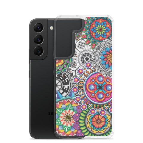 Mandala Collage I Clear Case for Samsung® - Martin K Designs