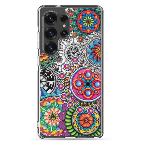Mandala Collage I Clear Case for Samsung® - Martin K Designs