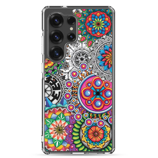 Mandala Collage I Clear Case for Samsung® - Martin K Designs