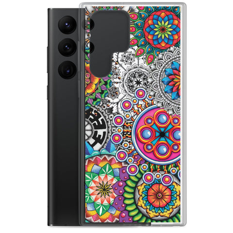 Mandala Collage I Clear Case for Samsung® - Martin K Designs