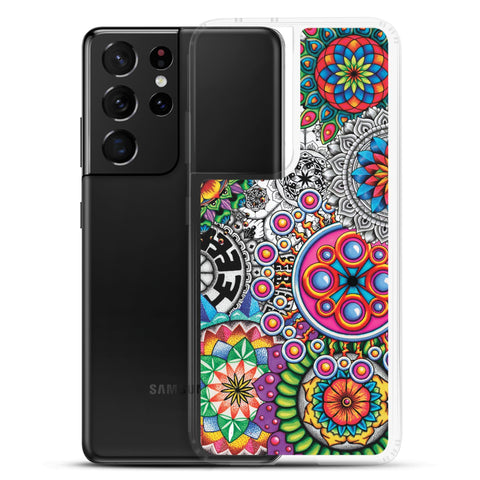 Mandala Collage I Clear Case for Samsung® - Martin K Designs