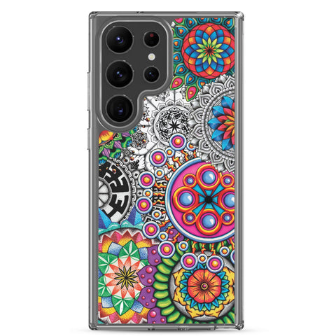 Mandala Collage I Clear Case for Samsung® - Martin K Designs